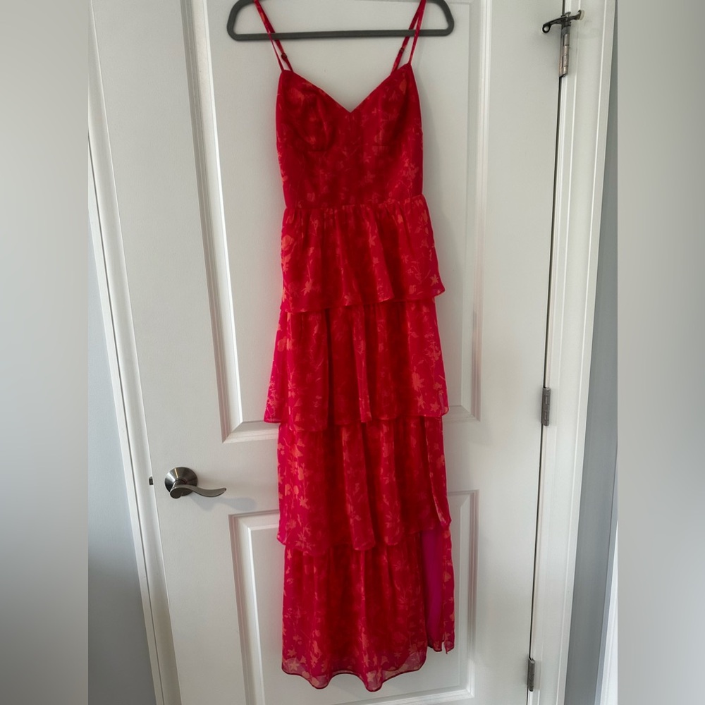 Amanda Uprichard Thaddea Maxi Dress in Brookside